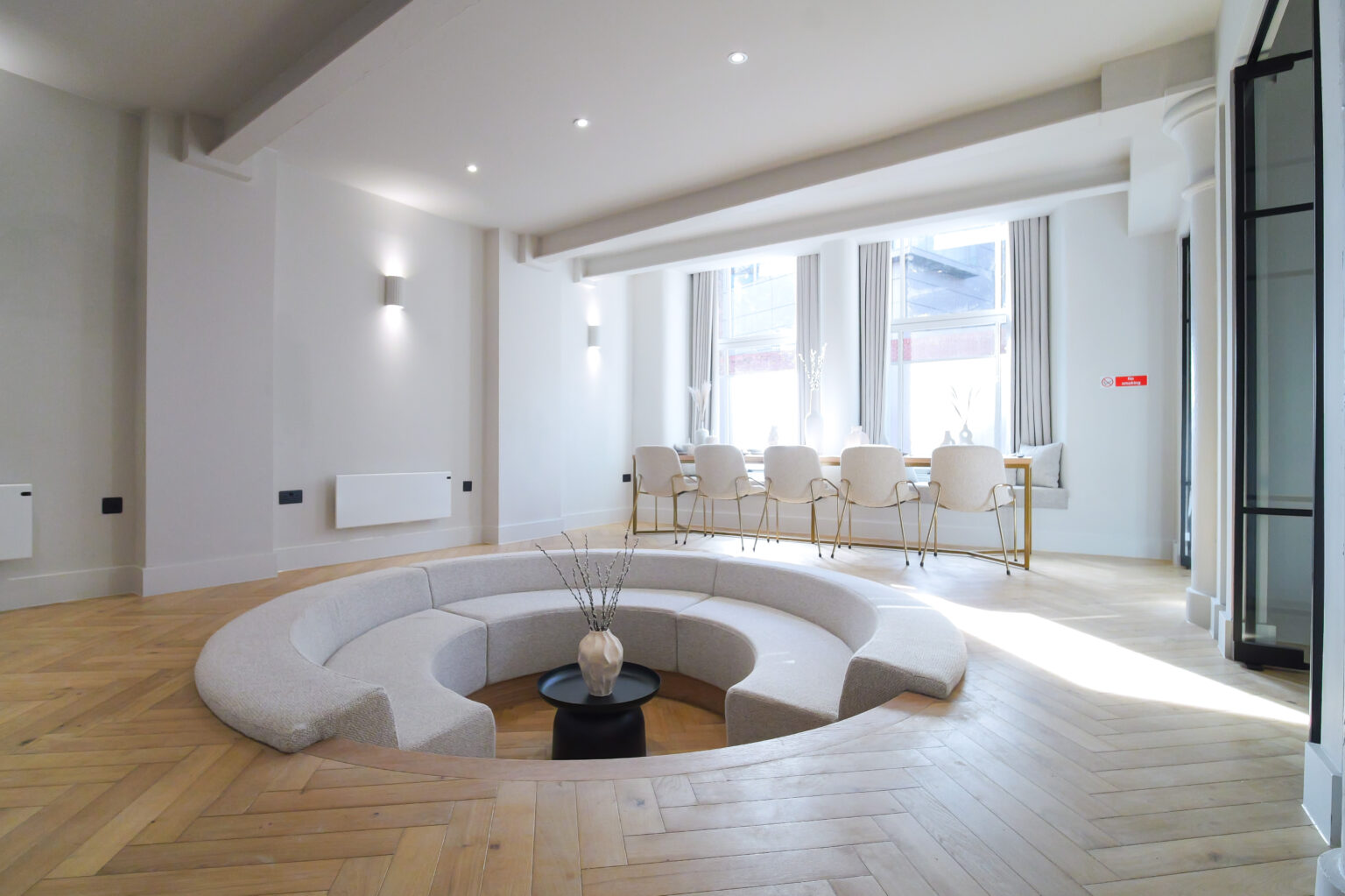 Ancoats Loft — kitchen and stair