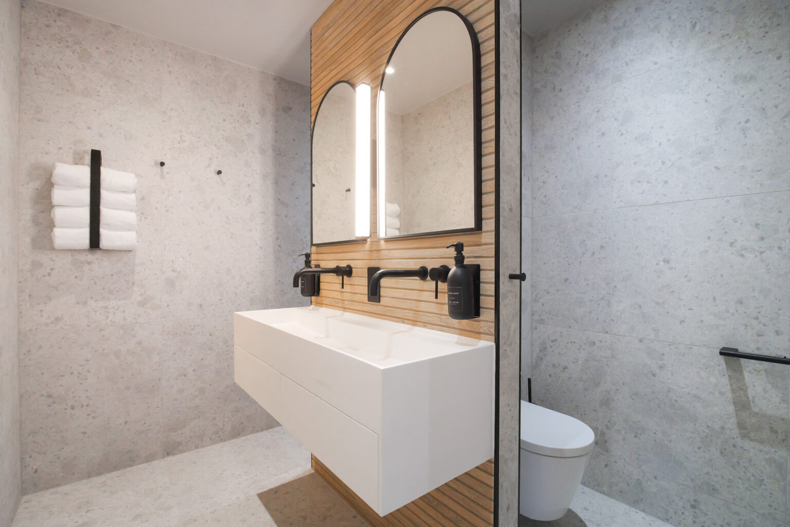 Ancoats Loft — kitchen and stair