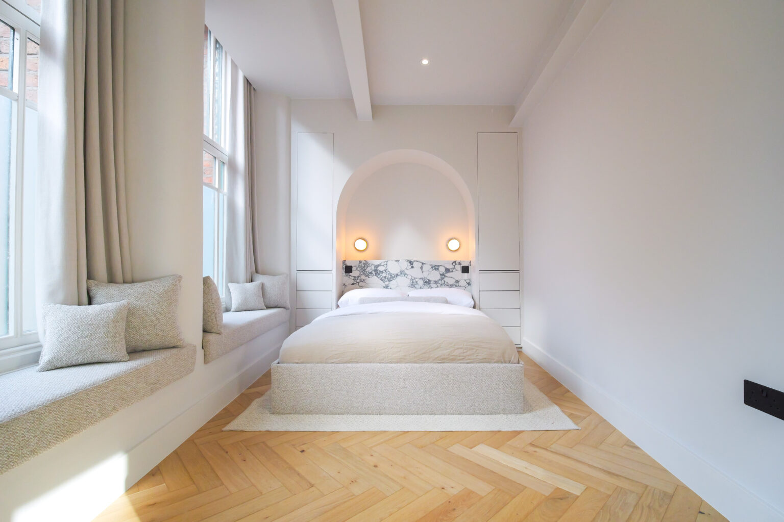 Ancoats Loft — kitchen and stair